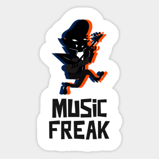 Music Freak Sticker